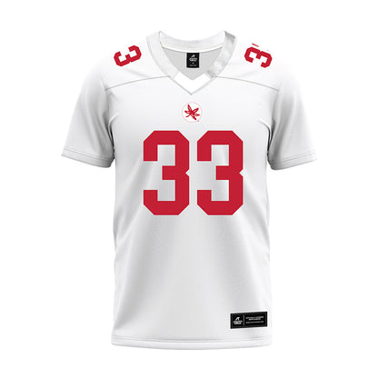 Ohio State - NCAA Football : Eli Lee - White Premium Football Jersey-0