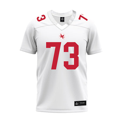 Ohio State - NCAA Football : Vasean Washington - White Premium Football Jersey-0