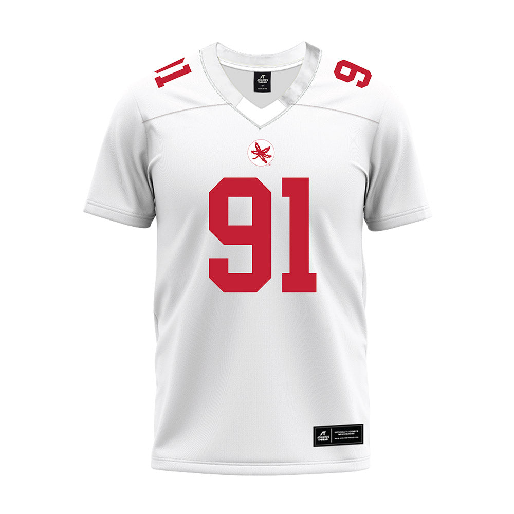 Ohio State - NCAA Football : Darryus Mckinley - White Premium Football Jersey-0