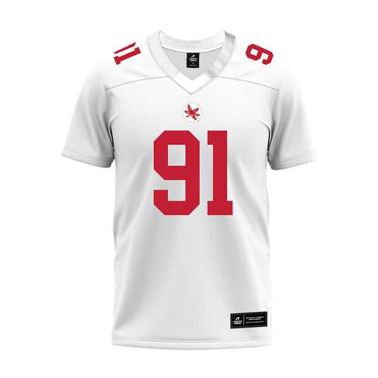 Ohio State - NCAA Football : Darryus Mckinley - White Premium Football Jersey-0