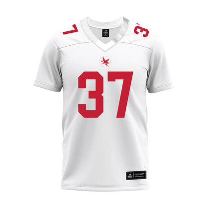 Ohio State - NCAA Football : Zach Hayes - White Premium Football Jersey