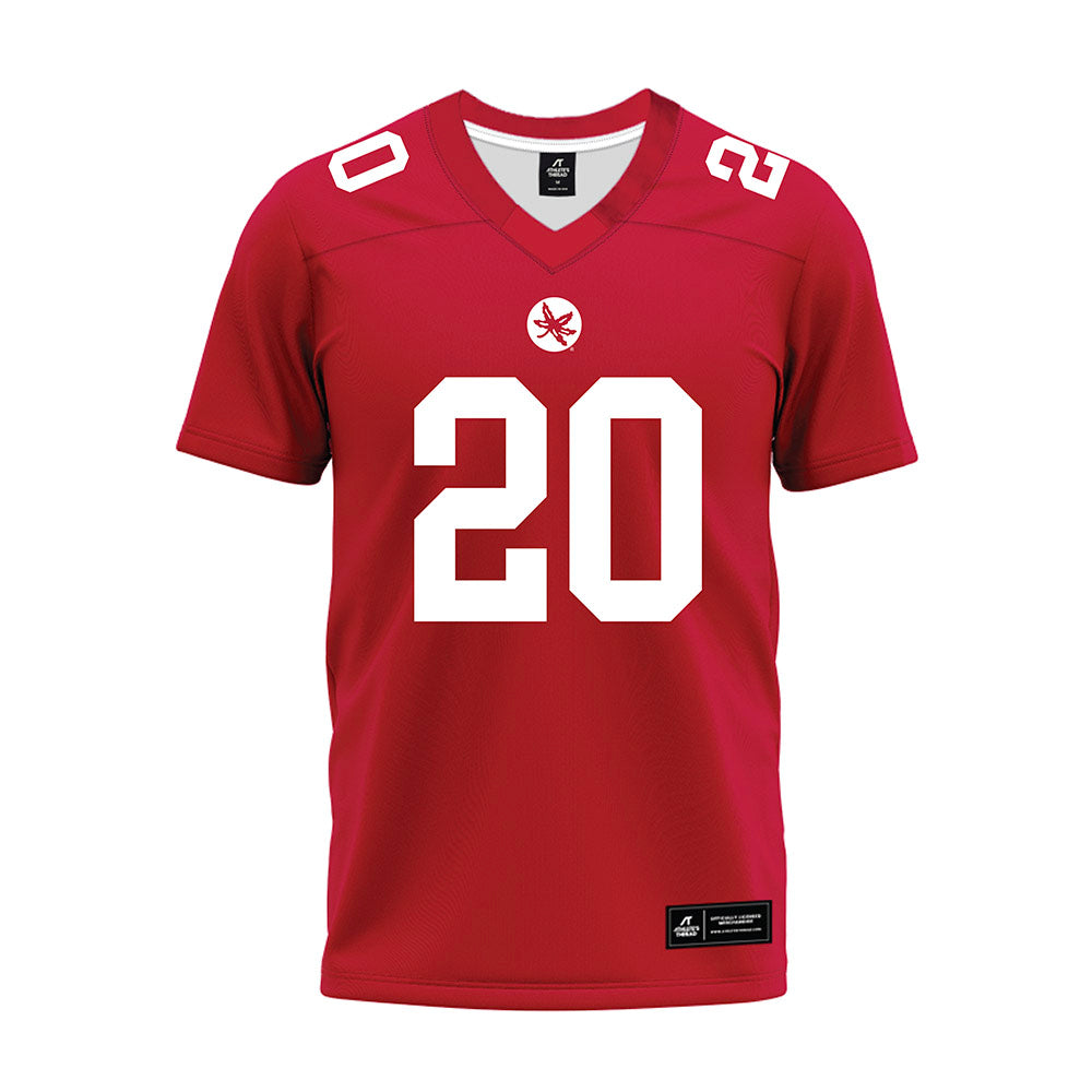Ohio State - NCAA Football : Cincere Johnson - Premium Football Jersey-0
