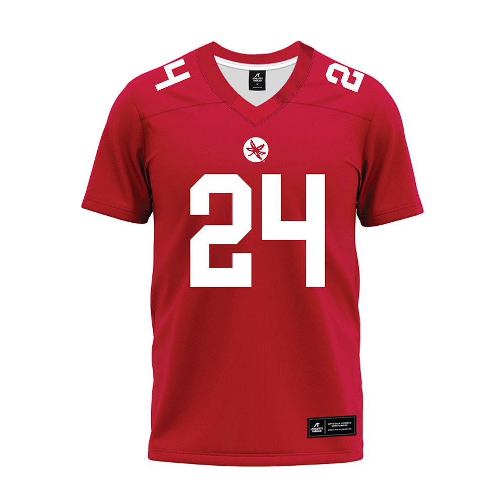Ohio State - NCAA Football : Ja'Kobi Jackson - Premium Football Jersey-0