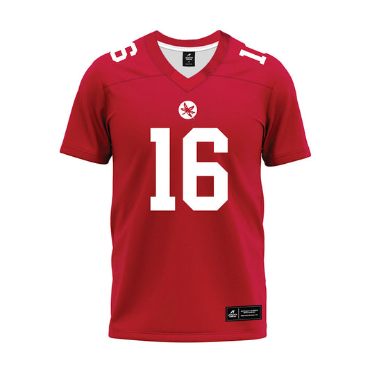 Ohio State - NCAA Football : Blaine Bradford - Premium Football Jersey-0