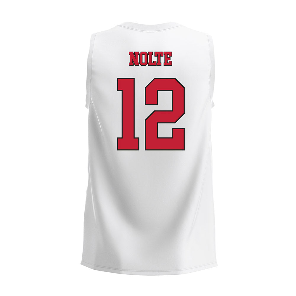 Ohio State - NCAA Men's Volleyball : Ian Nolte - White Volleyball Jersey