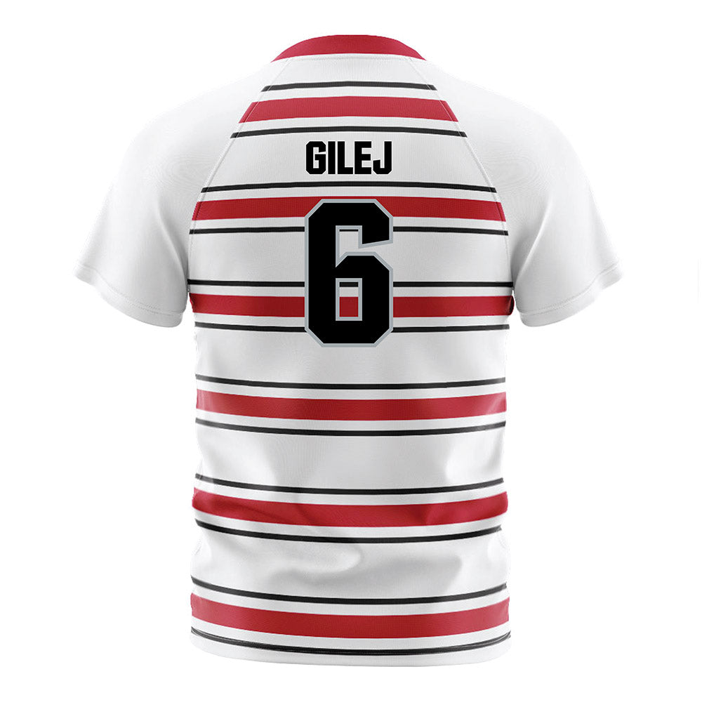 Ohio State - NCAA Men's Soccer : Thomas Gilej - Pin Stripe Soccer Jersey
