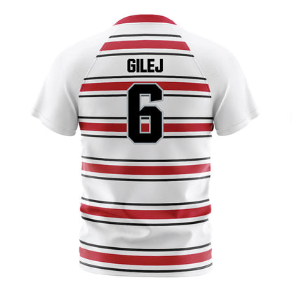 Ohio State - NCAA Men's Soccer : Thomas Gilej - Pin Stripe Soccer Jersey