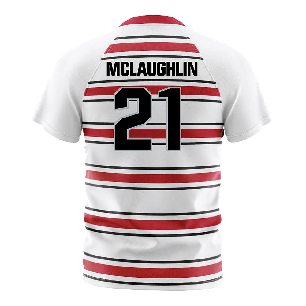 Ohio State - NCAA Men's Soccer : Marty Mclaughlin - Pin Stripe Soccer Jersey-1