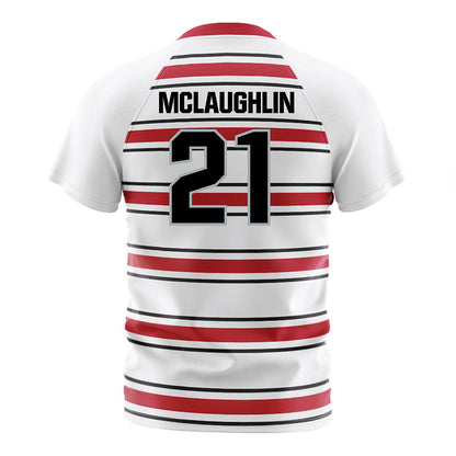 Ohio State - NCAA Men's Soccer : Marty Mclaughlin - Pin Stripe Soccer Jersey-1