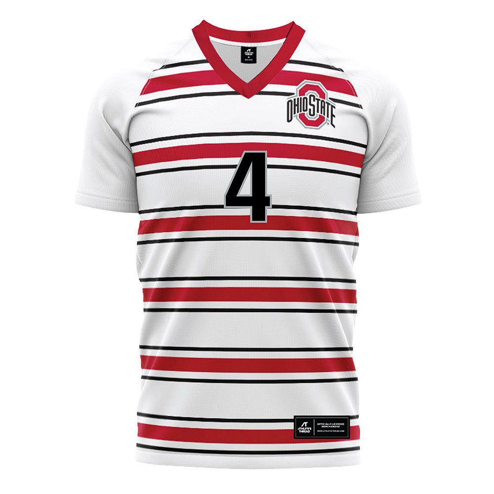 Ohio State - NCAA Men's Soccer : Victor Labite - Pin Stripe Soccer Jersey-0