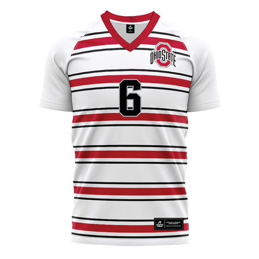 Ohio State - NCAA Men's Soccer : Thomas Gilej - Pin Stripe Soccer Jersey