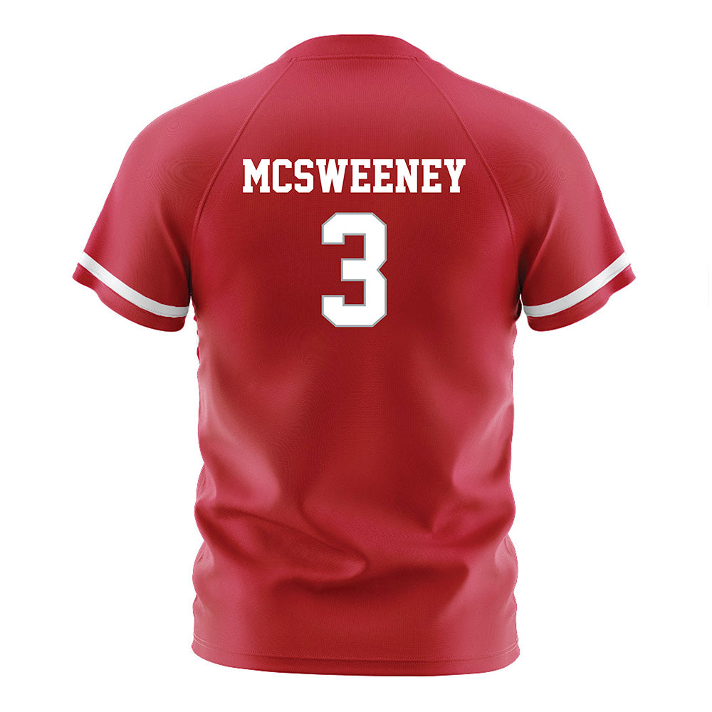 Ohio State - NCAA Women's Soccer : Mia McSweeney - Red Soccer Jersey-1