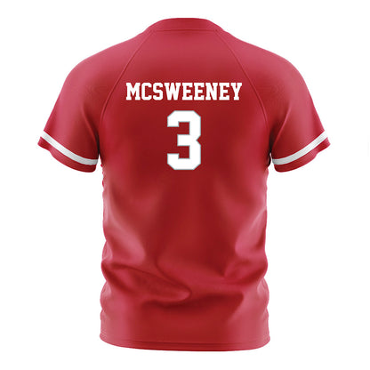 Ohio State - NCAA Women's Soccer : Mia McSweeney - Red Soccer Jersey-1