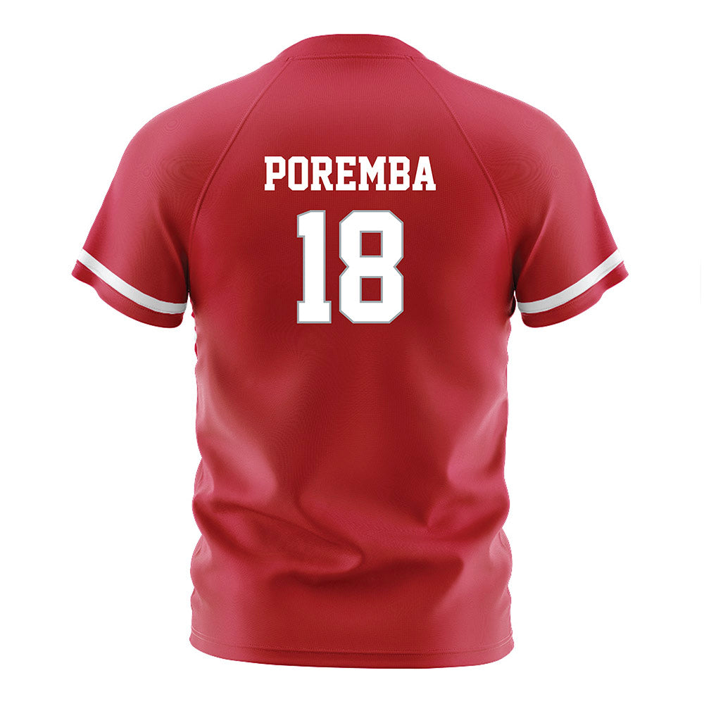 Ohio State - NCAA Women's Soccer : Anika Poremba - Red Soccer Jersey-1