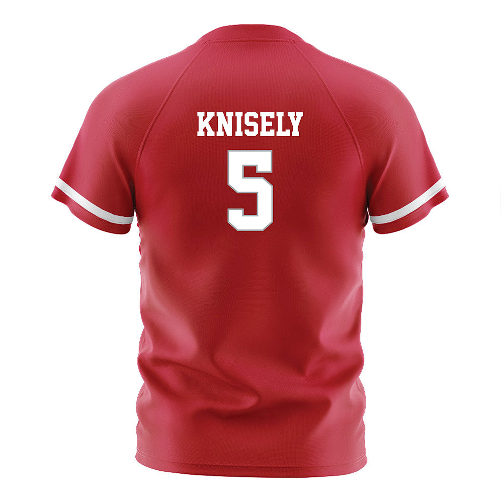 Ohio State - NCAA Women's Soccer : Alexis Knisely - Red Soccer Jersey-1