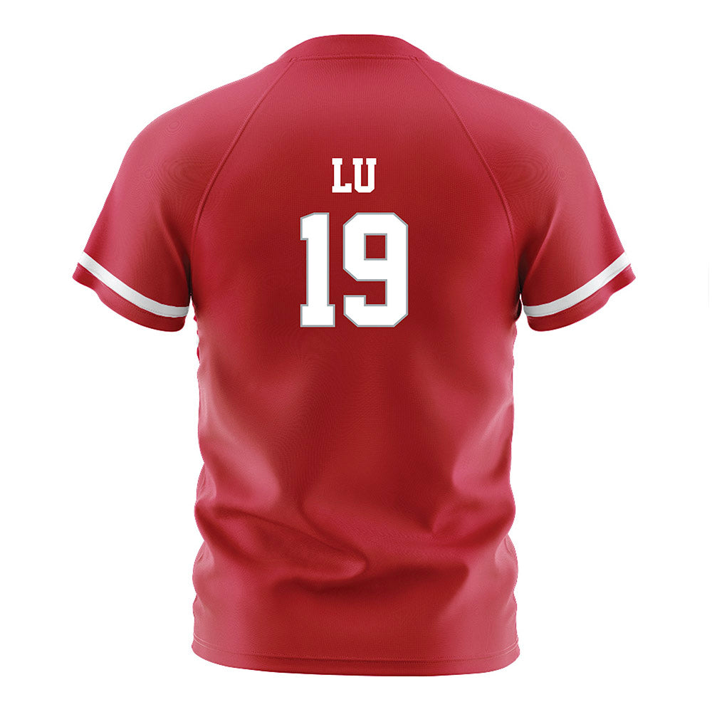 Ohio State - NCAA Women's Soccer : Andrea Lu - Red Soccer Jersey-1