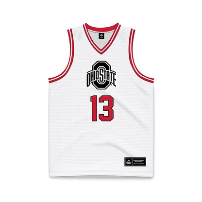 Ohio State - NCAA Men's Basketball : Christoph Tilly - Basketball Jersey-0