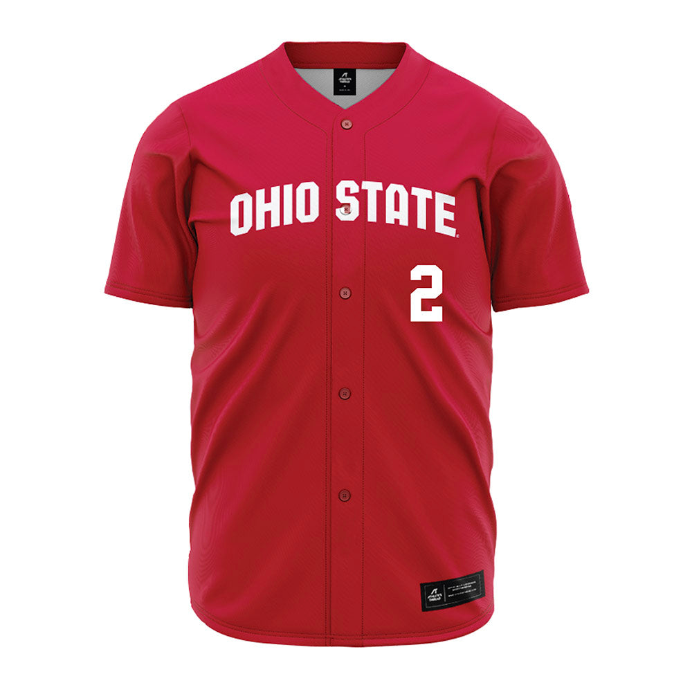 Ohio State - NCAA Baseball : Henry Kaczmar - Jersey-0