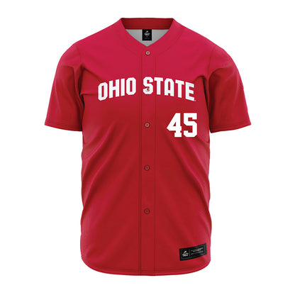 Ohio State - NCAA Baseball : Douglas Bauer - Jersey-0