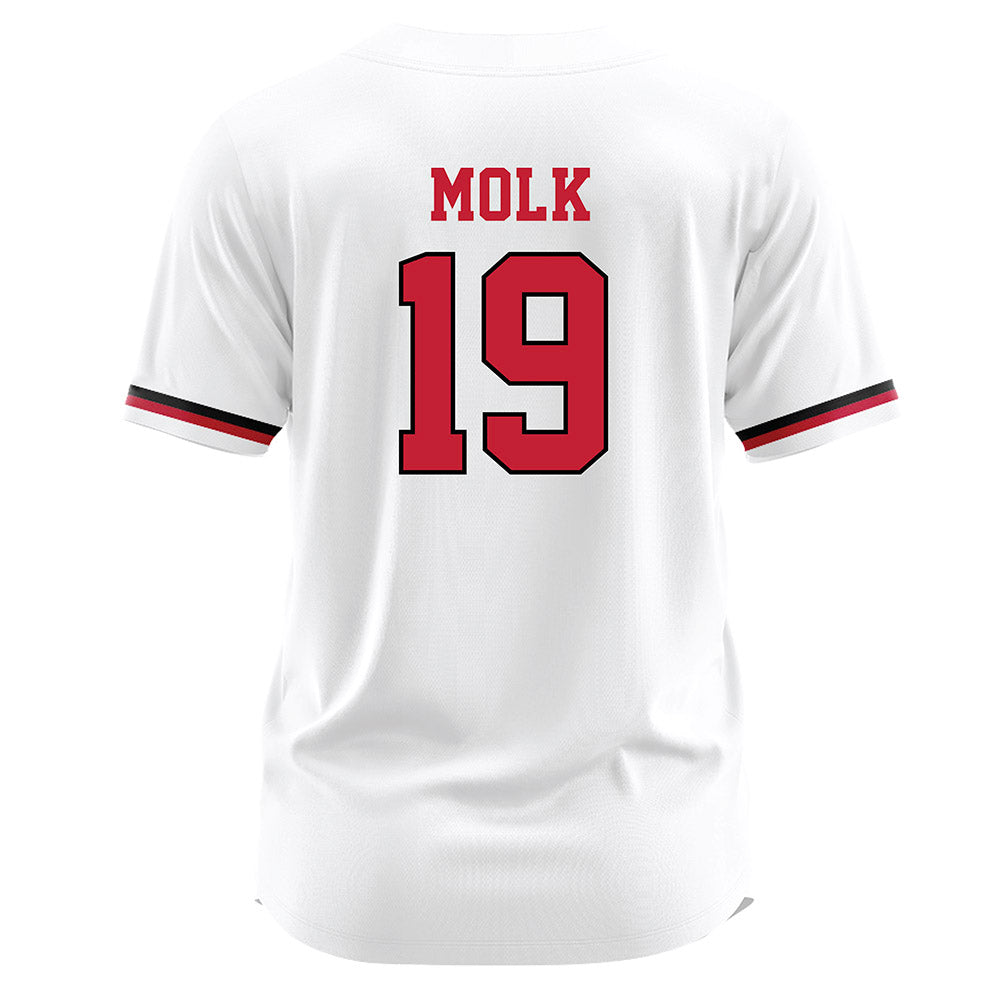 Ohio State - NCAA Softball : Jenna Molk - White Jersey-1