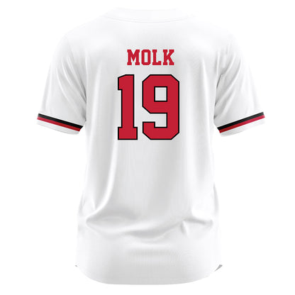 Ohio State - NCAA Softball : Jenna Molk - White Jersey-1