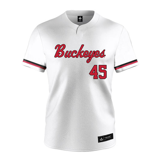 Ohio State - NCAA Softball : Kennedy Kay - White Jersey