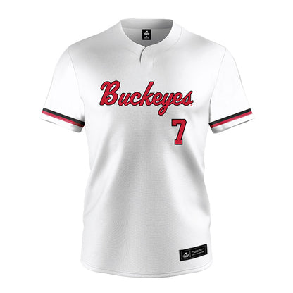 Ohio State - NCAA Softball : Reese Cullen - White Jersey-0