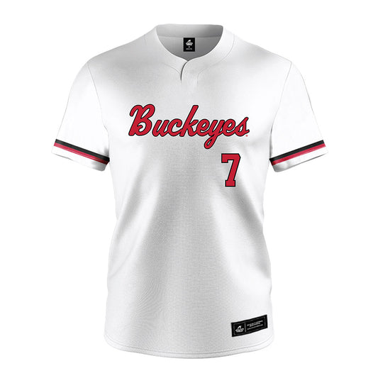 Ohio State - NCAA Softball : Reese Cullen - White Jersey-0