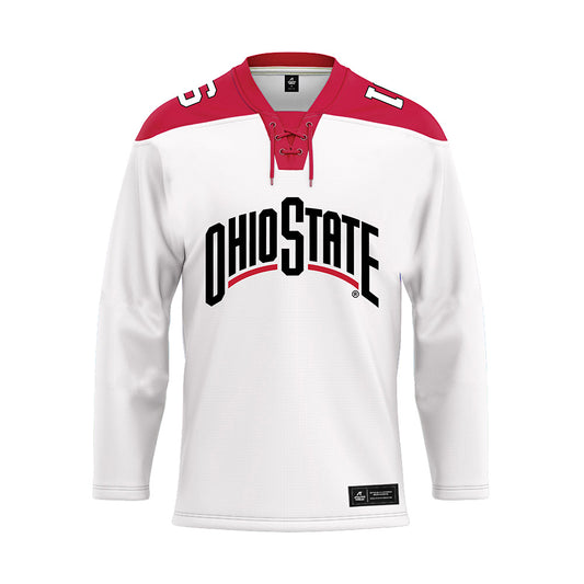 Ohio State - NCAA Men's Ice Hockey : Jake Dunlap - Hockey Jersey