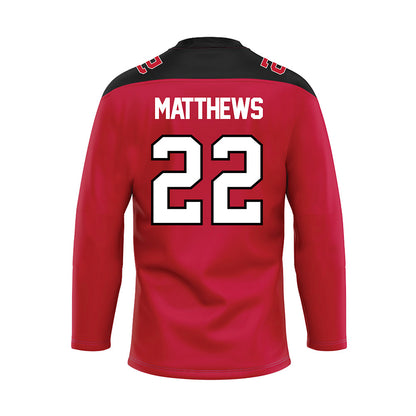Ohio State - NCAA Women's Ice Hockey : Sloane Matthews - Hockey Jersey