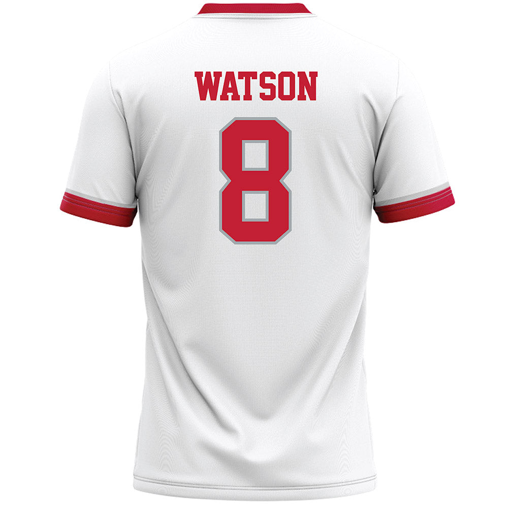 Ohio State - NCAA Men's Lacrosse : Finley Watson - White Lacrosse Jersey -1