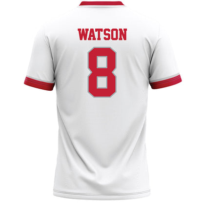 Ohio State - NCAA Men's Lacrosse : Finley Watson - White Lacrosse Jersey -1