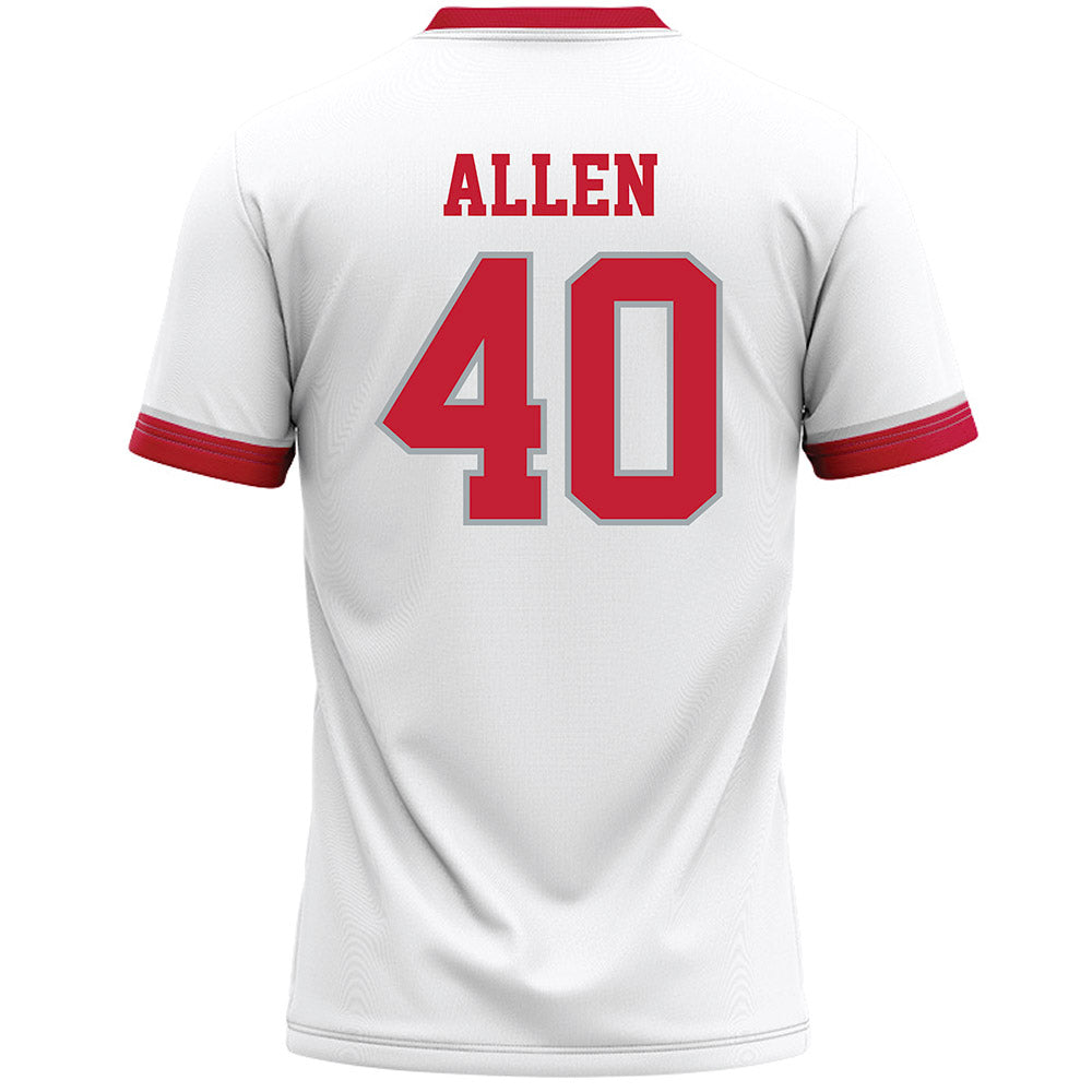 Ohio State - NCAA Men's Lacrosse : Jack Allen - White Lacrosse Jersey