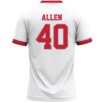Ohio State - NCAA Men's Lacrosse : Jack Allen - White Lacrosse Jersey
