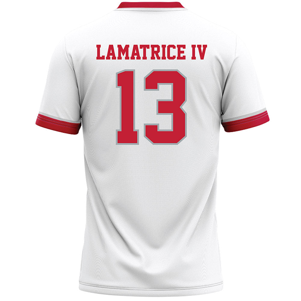 Ohio State - NCAA Men's Lacrosse : Angelo Lamatrice IV - Lacrosse Jersey -1
