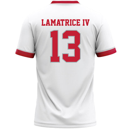 Ohio State - NCAA Men's Lacrosse : Angelo Lamatrice IV - Lacrosse Jersey -1
