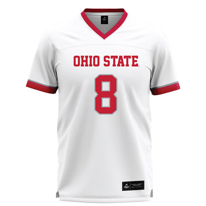 Ohio State - NCAA Men's Lacrosse : Finley Watson - White Lacrosse Jersey -0