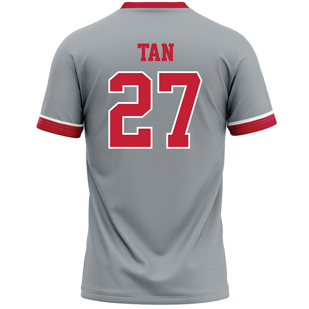 Ohio State - NCAA Women's Lacrosse : Bella Tan - Grey Lacrosse Jersey -1