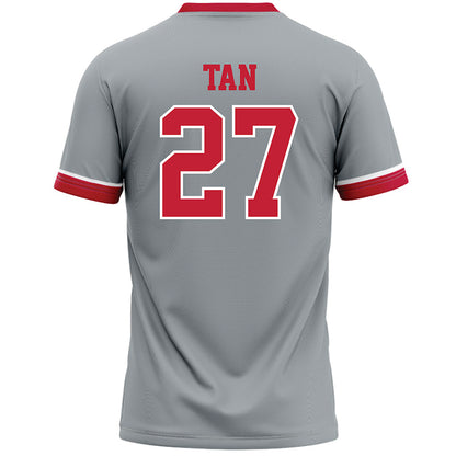 Ohio State - NCAA Women's Lacrosse : Bella Tan - Grey Lacrosse Jersey -1