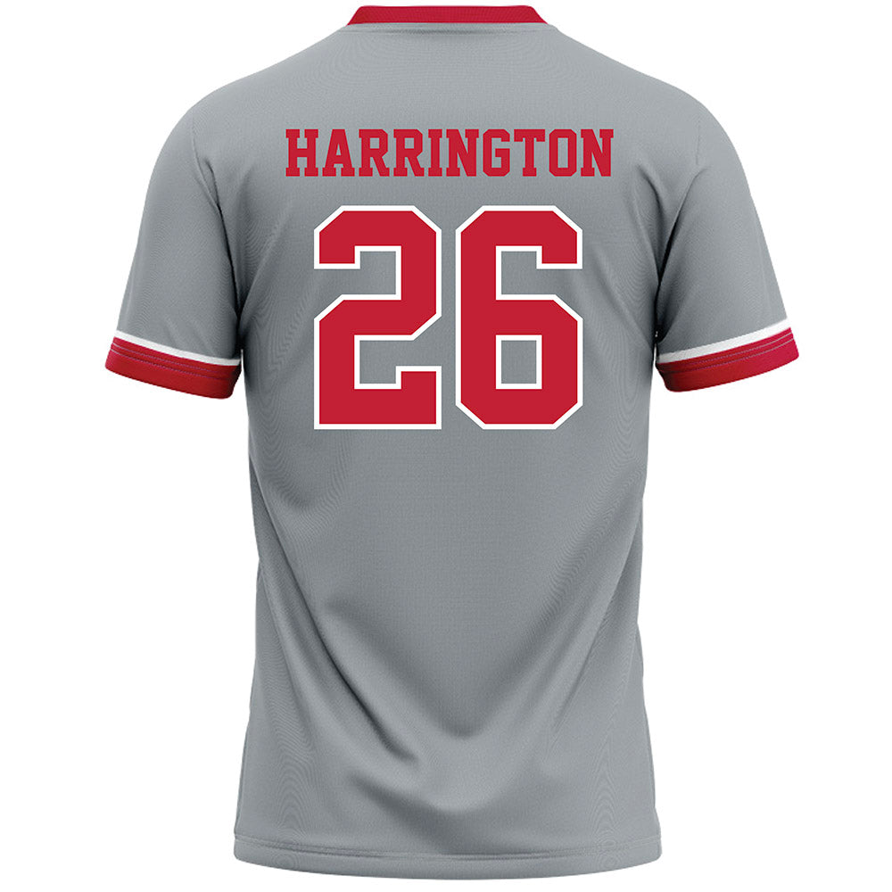 Ohio State - NCAA Women's Lacrosse : Makena Harrington - Grey Lacrosse Jersey -1