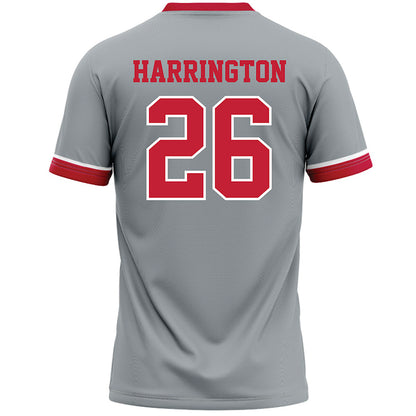 Ohio State - NCAA Women's Lacrosse : Makena Harrington - Grey Lacrosse Jersey -1