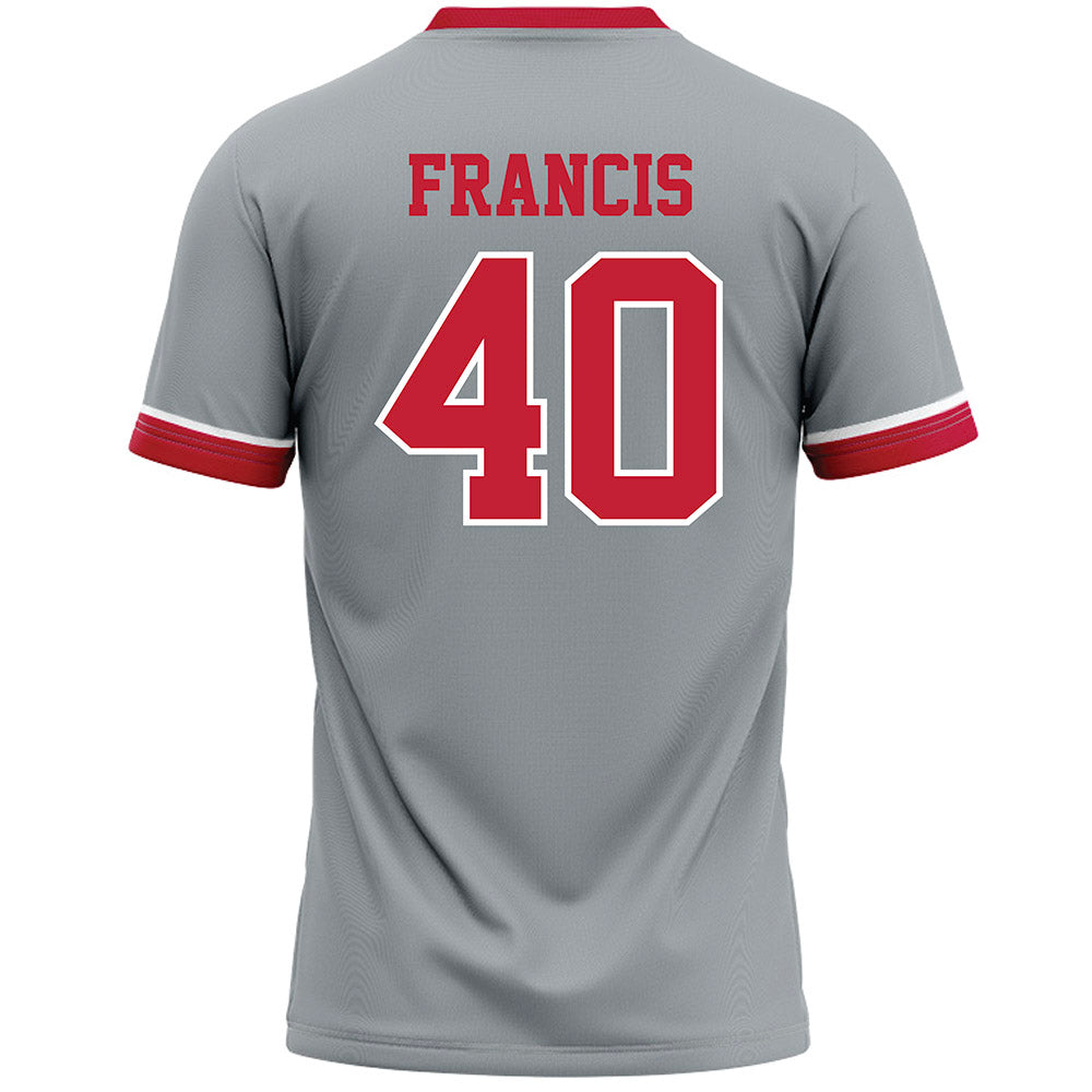 Ohio State - NCAA Women's Lacrosse : Emmalynn Francis - Grey Lacrosse Jersey -1