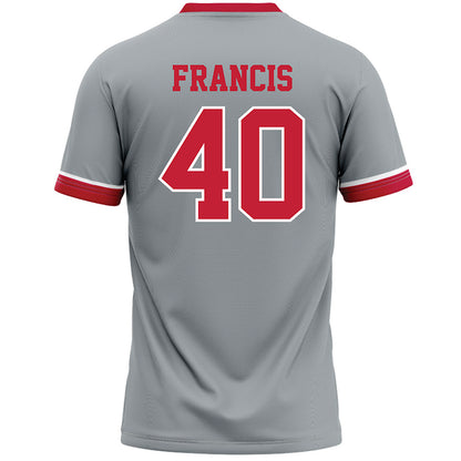 Ohio State - NCAA Women's Lacrosse : Emmalynn Francis - Grey Lacrosse Jersey -1