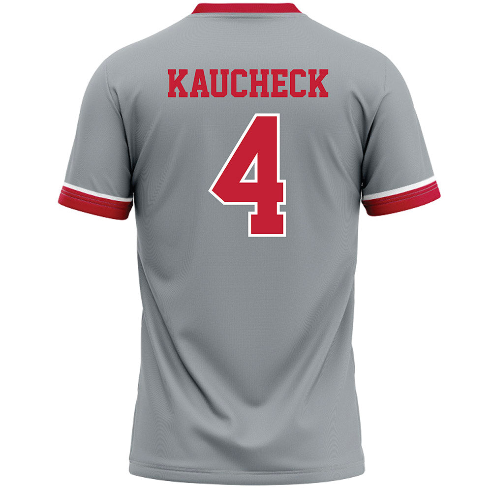 Ohio State - NCAA Women's Lacrosse : Katie Kaucheck - Grey Lacrosse Jersey