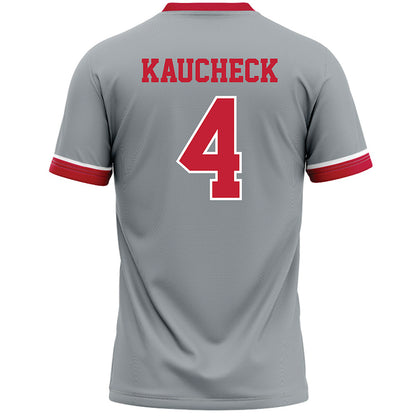 Ohio State - NCAA Women's Lacrosse : Katie Kaucheck - Grey Lacrosse Jersey