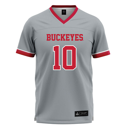 Ohio State - NCAA Women's Lacrosse : Camryn Callaghan - Grey Lacrosse Jersey -0