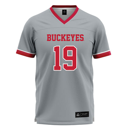 Ohio State - NCAA Women's Lacrosse : Kylee O'Donnell - Grey Lacrosse Jersey -0
