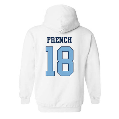 UNC - NCAA Baseball : Carter French - Classic Shersey Hooded Sweatshirt