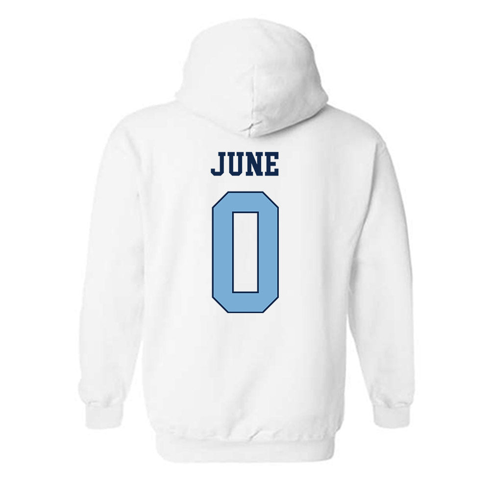 UNC - NCAA Football : Demon June - Classic Shersey Hooded Sweatshirt-1