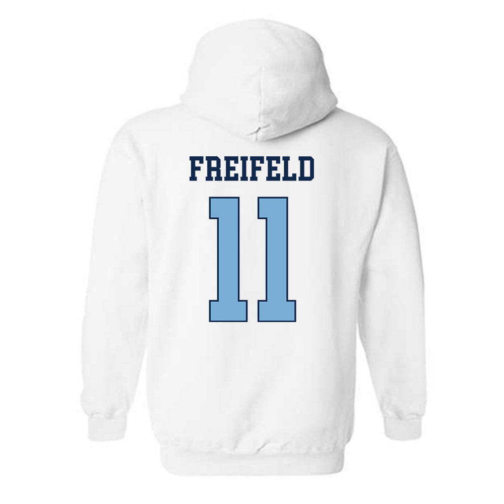 UNC - NCAA Women's Soccer : Eres Freifeld - Classic Shersey Hooded Sweatshirt-1